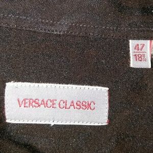 Versace Mens brown shirt